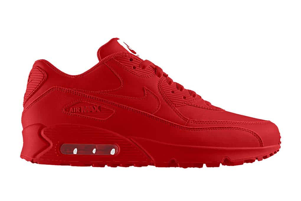 NIKEiD lanceert diverse Air Max sneakers in 'all red' 1