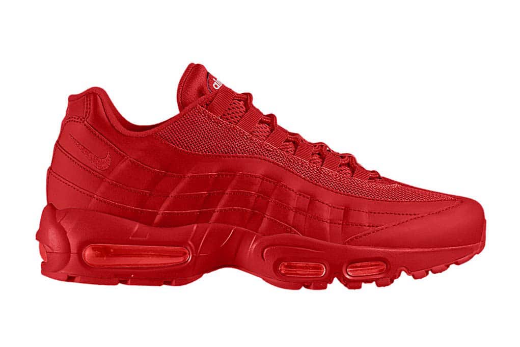 NIKEiD lanceert diverse Air Max sneakers in 'all red' 2