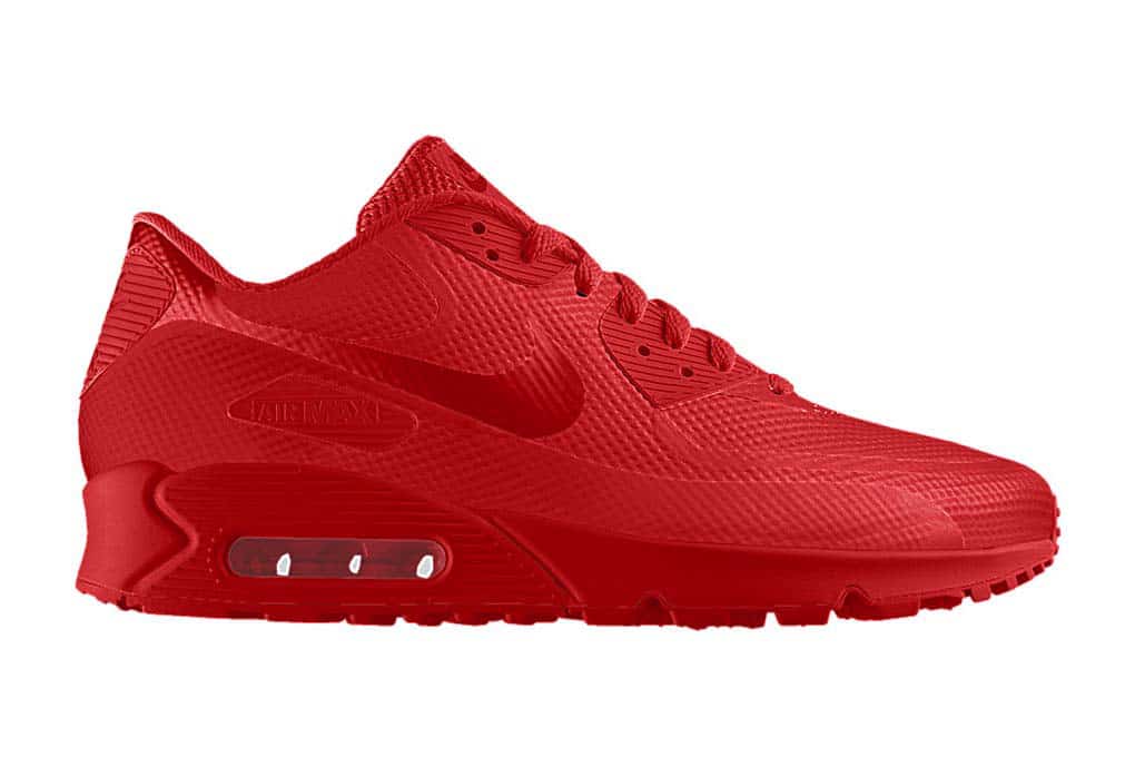 NIKEiD lanceert diverse Air Max sneakers in 'all red' 3