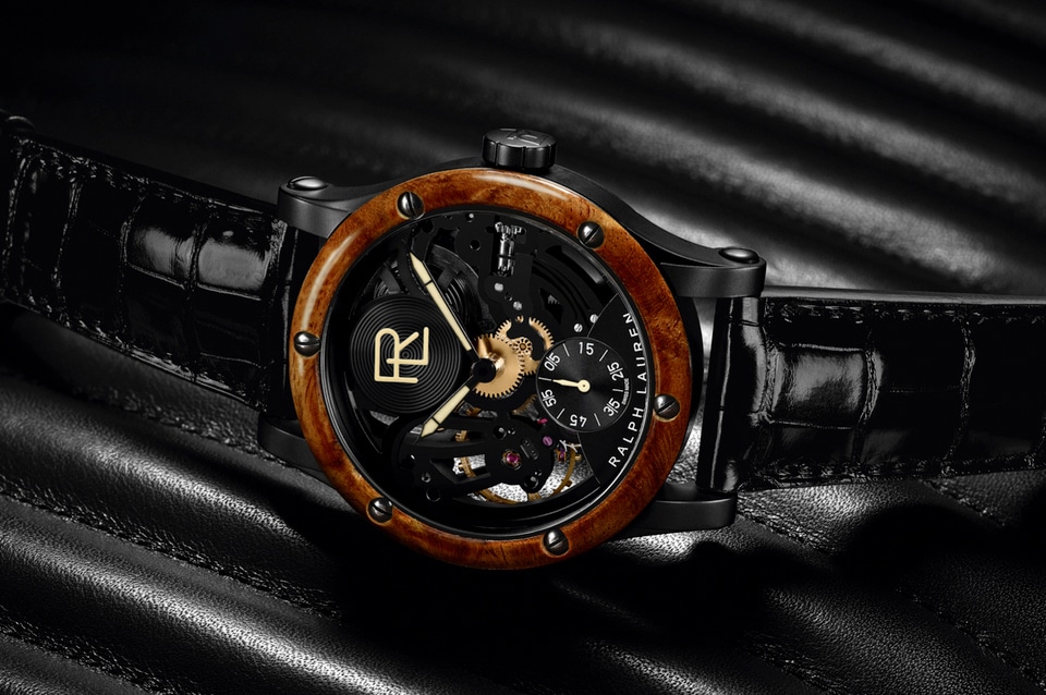 Ralph Lauren Automotive Skeleton' horloge Bugatti online mannenstyle