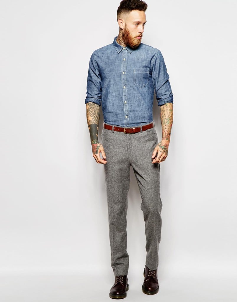 Shop the look - slim Fit Blazer In Tweed, online kostuum, bestellen, mannenstyle, herenkleding online 6