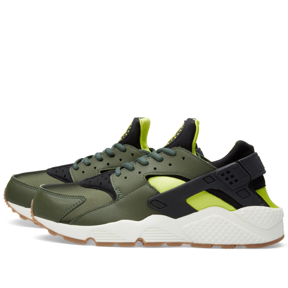 nike-air-huarache-carbon-green-black-sneakers-online-mannenstyle 2